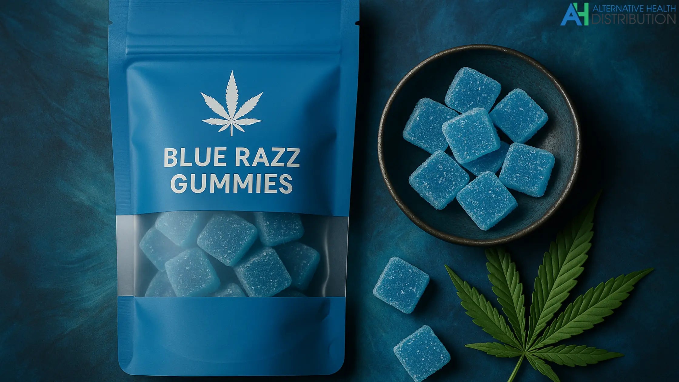 blue razz canna gummies