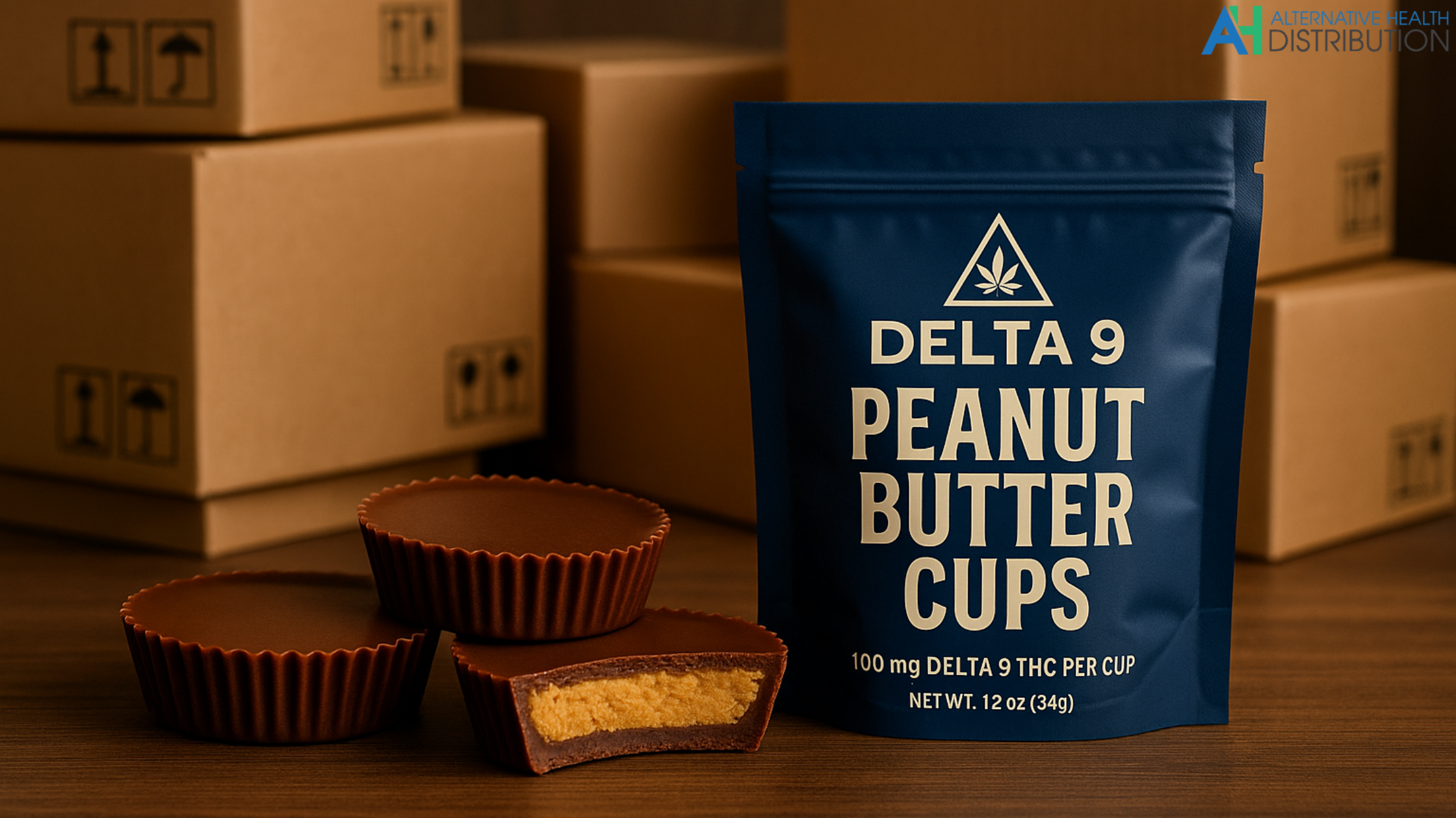 Delta-9-Peanut-Butter-Cups-Bulk-THC-Edibles-for-Retail-and-Distribution Read Now AH DIST