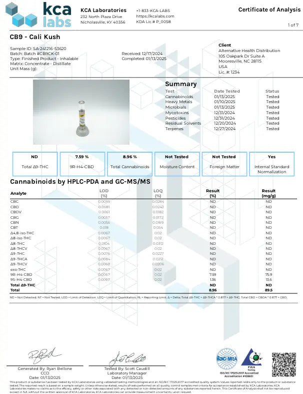 Buy CB9 1ml Disposable Wholesale CannaAid