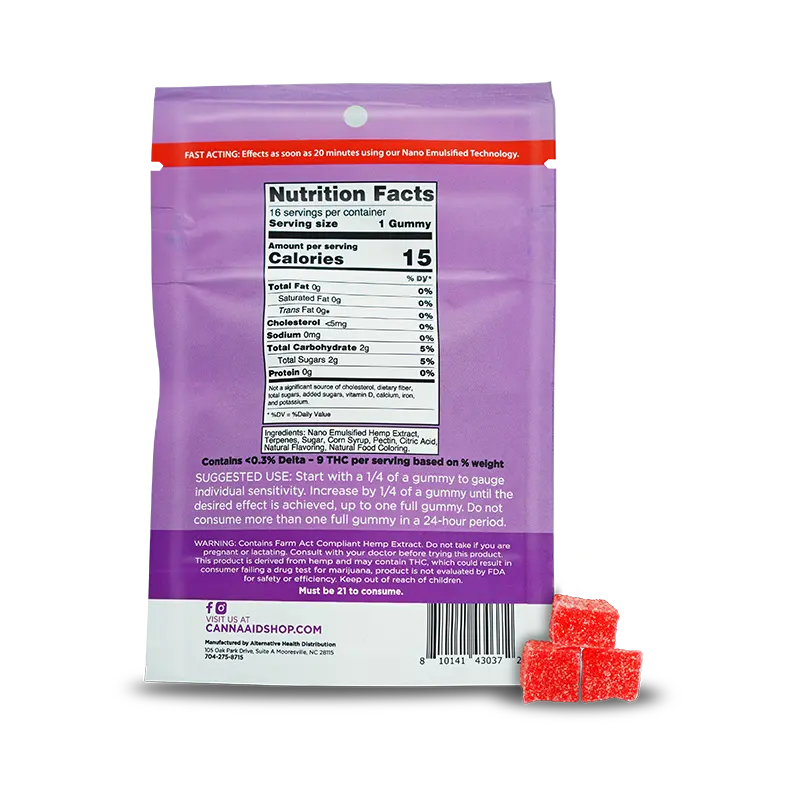 watermelon gummies 1200 mg back