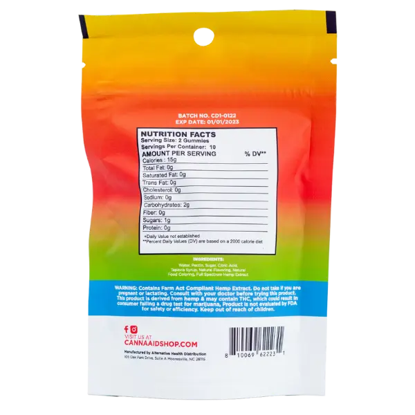 CA-CBD Gummies Maui Munchies 200mg2
