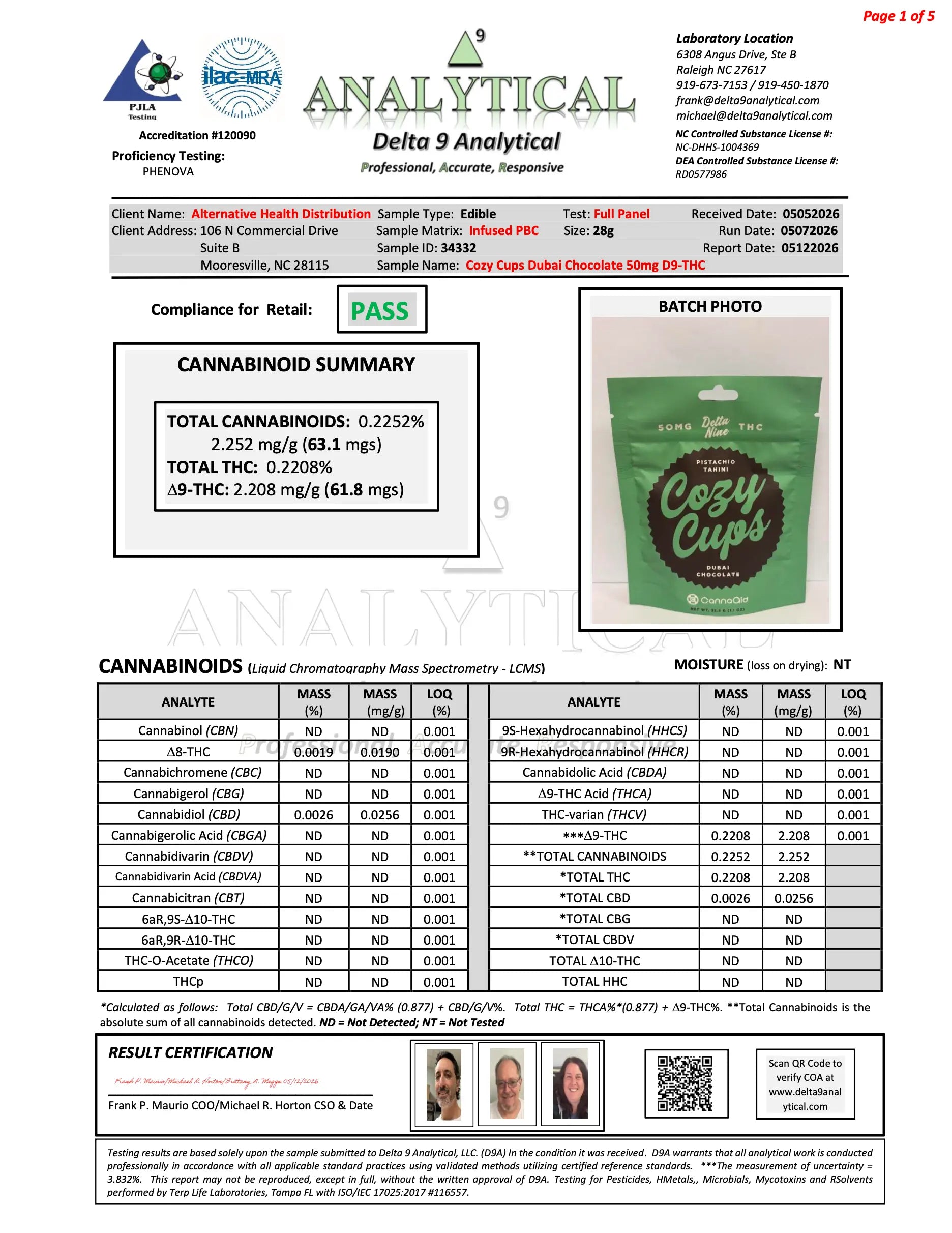 Buy CannaAid Cozy Cups - 50mg (10ct) Wholesale CannaAid