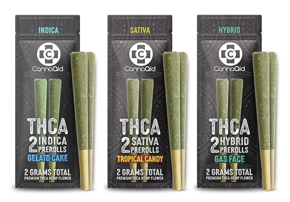 Buy CannaAid THCA Flower Pre-rolls 2CT x10 (Bulk) Wholesale CannaAid