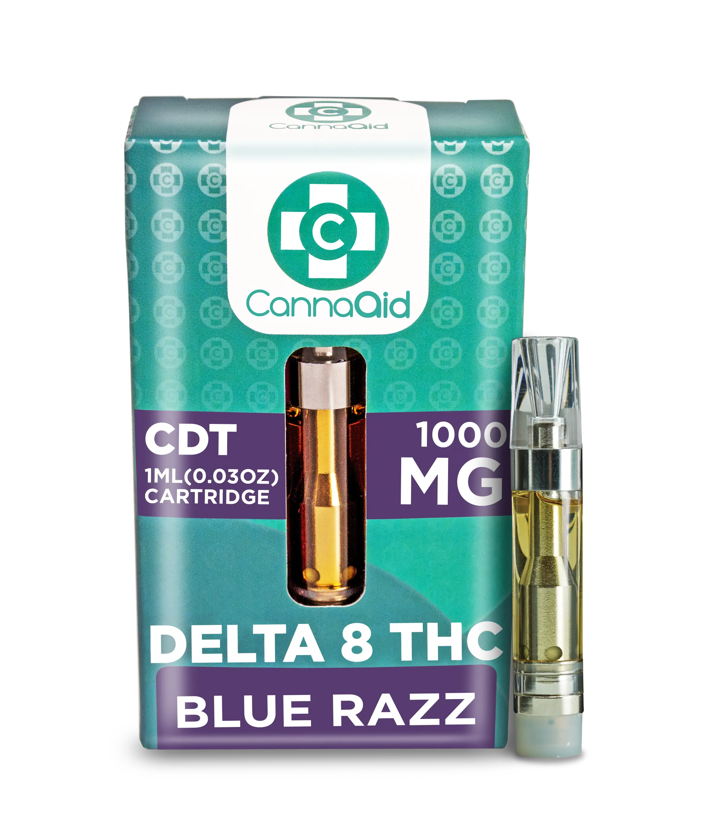 Buy Delta 8 Blue Razz Vape Cartridge Wholesale CannaAid