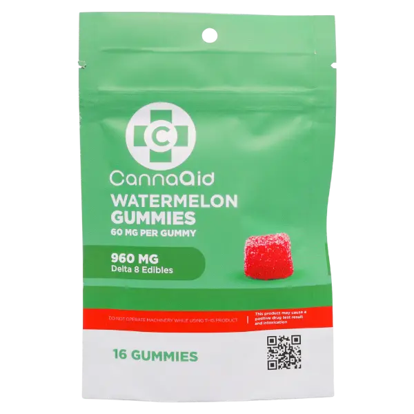 CA-D8 Gummies 60mg 16ct - Watermelon