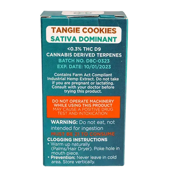 Delta 8 Tangie Cookies Vape Cartridge CannaAid