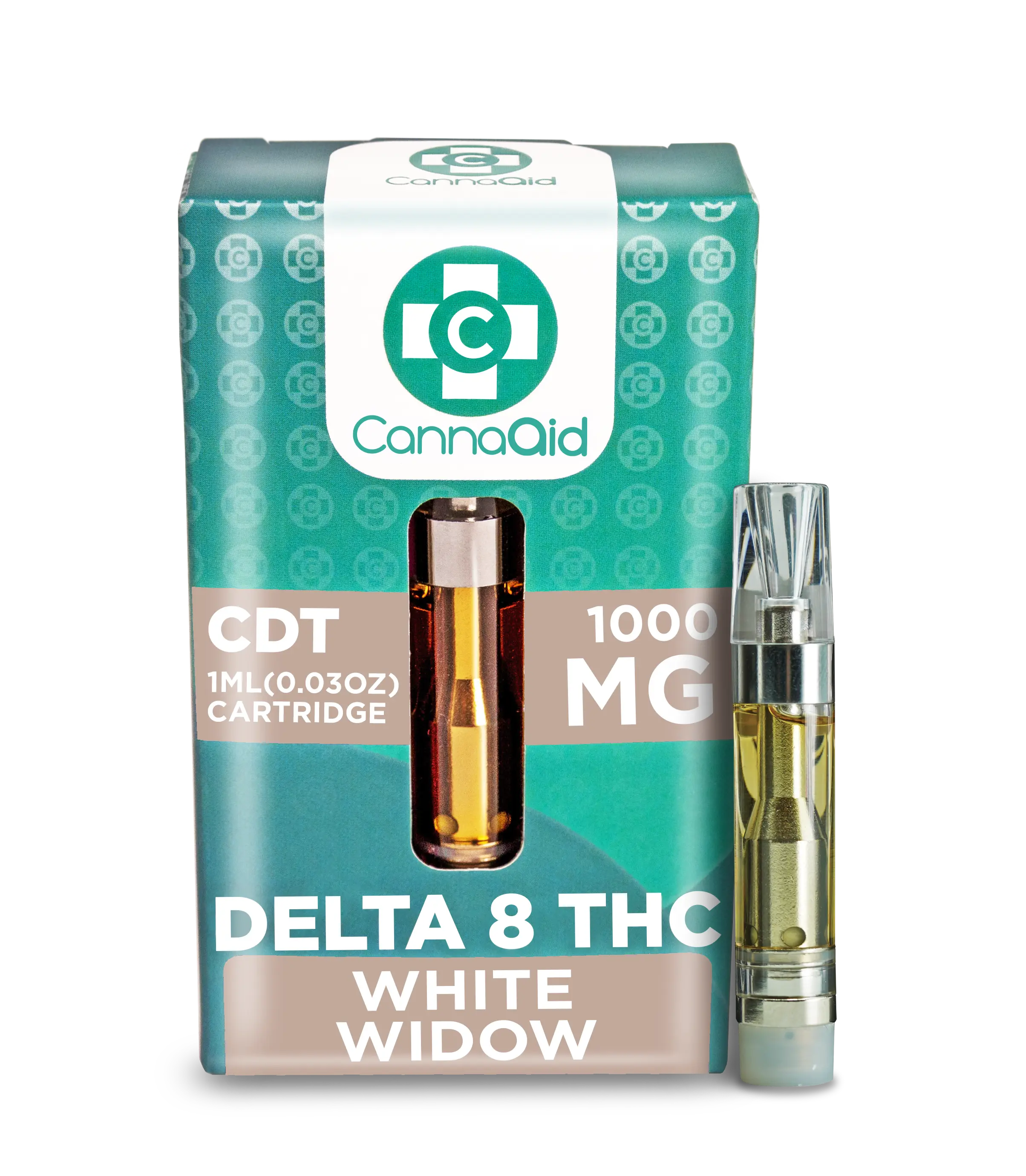 Buy Delta 8 WHITE WIDOW Vape Cartridge Wholesale CannaAid