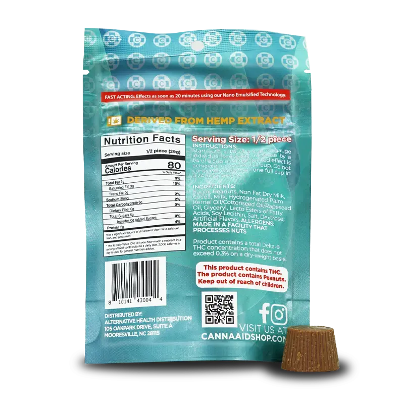 Peanut Butter D9 Cup back