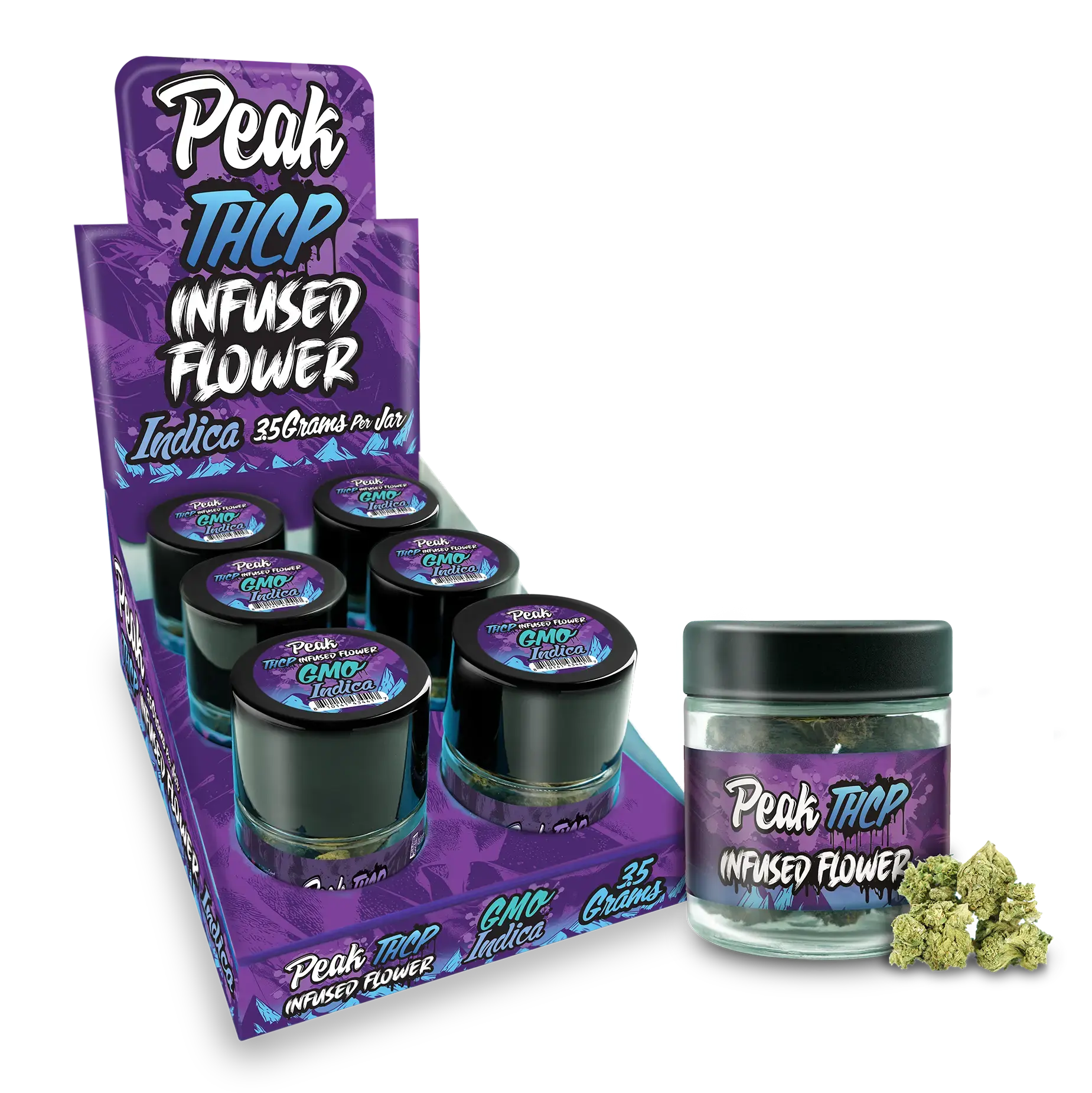Buy Peak THCP Infused Flower 3.5 Gram (Bulk) Wholesale AH DIST
