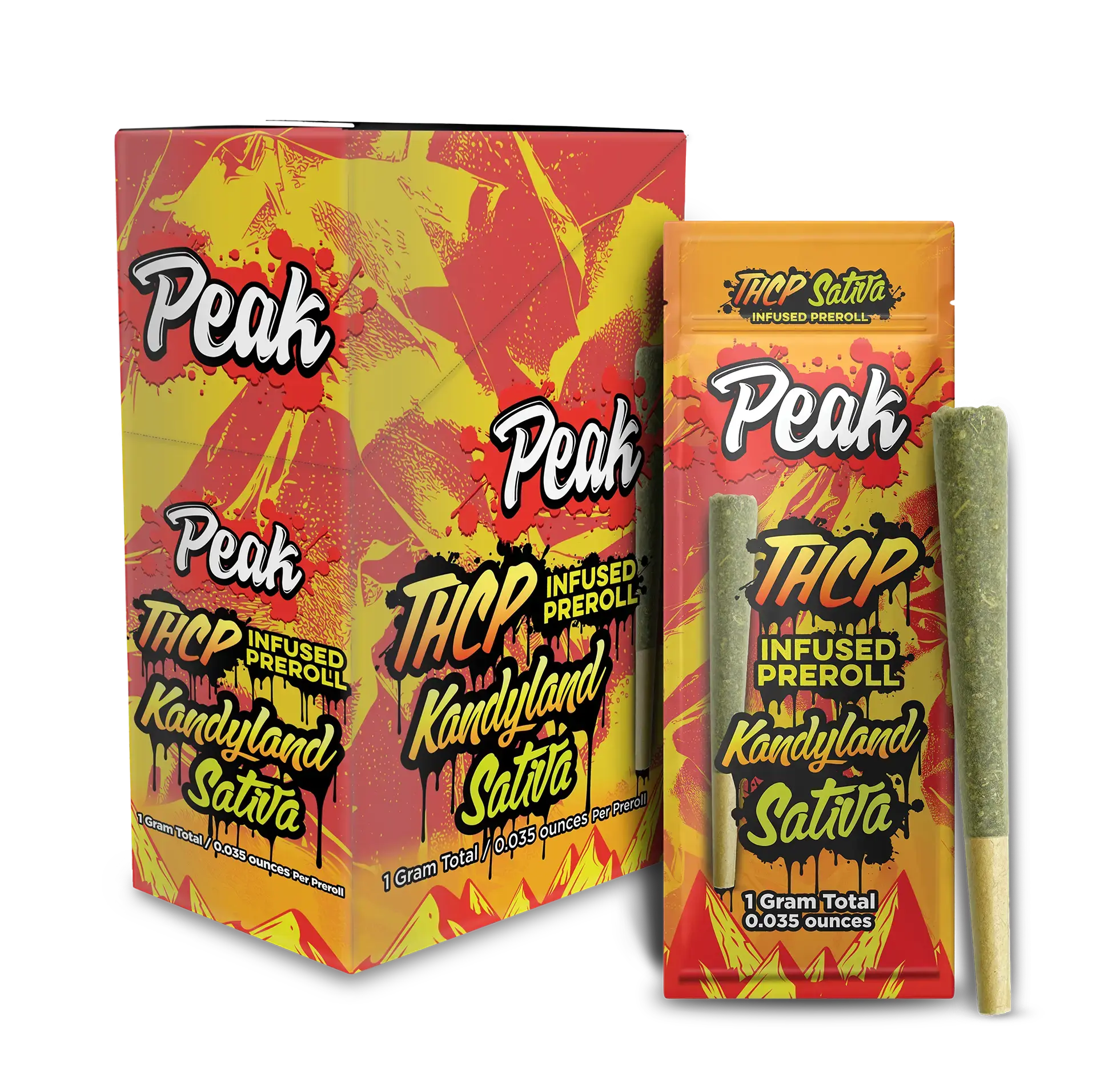 Buy THCP Infused Sativa Kandyland Pre-roll x10 Wholesale AH DIST