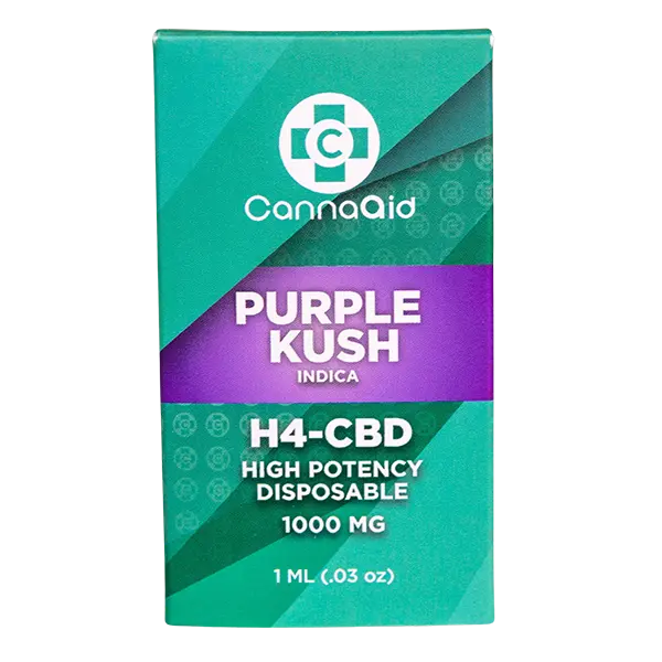 Cannaaid H4 + CBD Purple Kush High Potency Disposables 1 ml