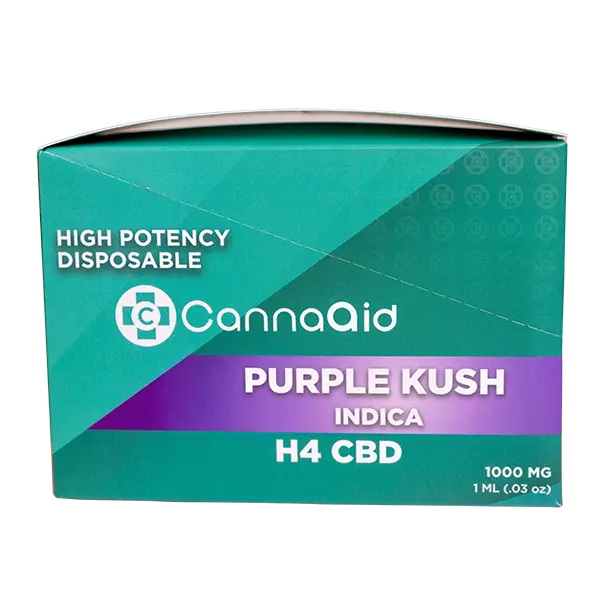 Cannaaid H4 CBD High Potency Disposable Purple Kush Indica 1 ml