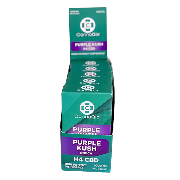 Cannaaid H4 CBD High Potency Disposable Purple Kush Indica 1 ml