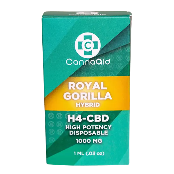 CannaAid H4-CBD Disposable Royal Gorilla Hybrid 1 ML