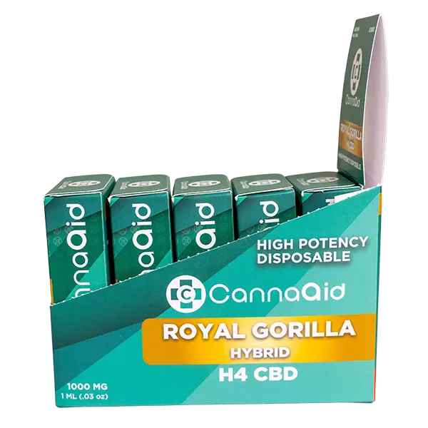 Cannaaid H4 + CBD Disposable Royal Gorilla 1 ML