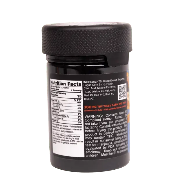 Delta 9 THC Gummies – Tropical Mix CannaAid