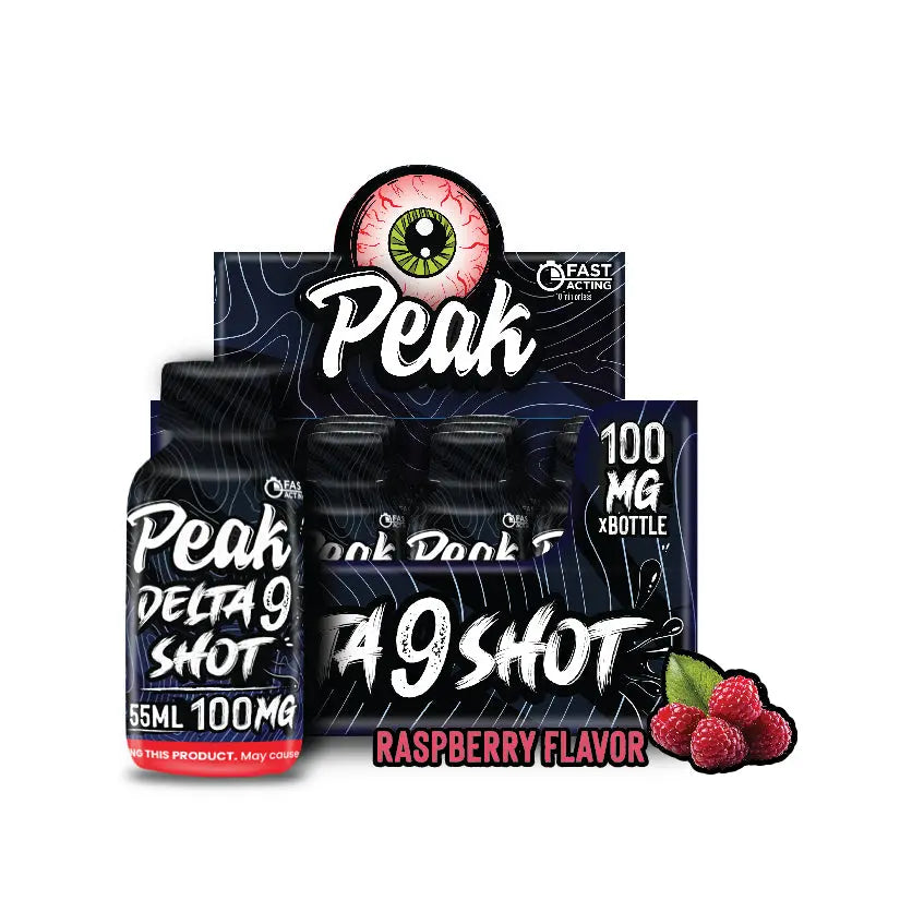 Buy Peak Delta 9 THC Shot 100mg 55ML 12CT Wholesale AH DIST