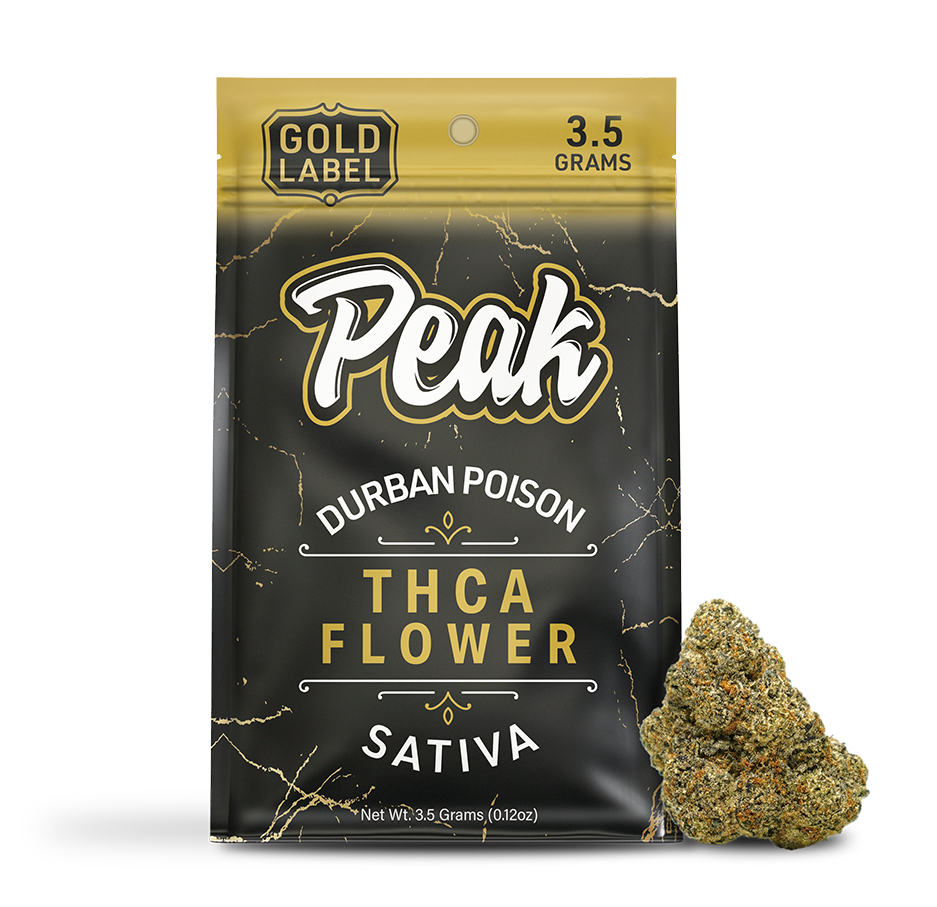 Buy Peak Gold Label THCA Flower - 3.5g (Bulk) Wholesale AH DIST