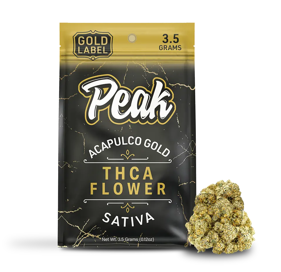 Buy Peak Gold Label THCA Flower - 3.5g (Bulk) Wholesale AH DIST
