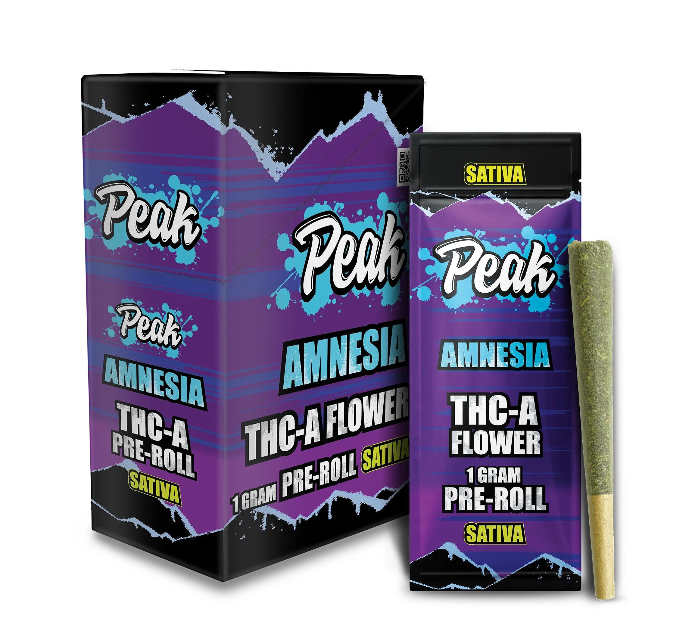 Buy Peak THCA Flower Pre-rolls 1CT x10 Amnesia Wholesale AH DIST