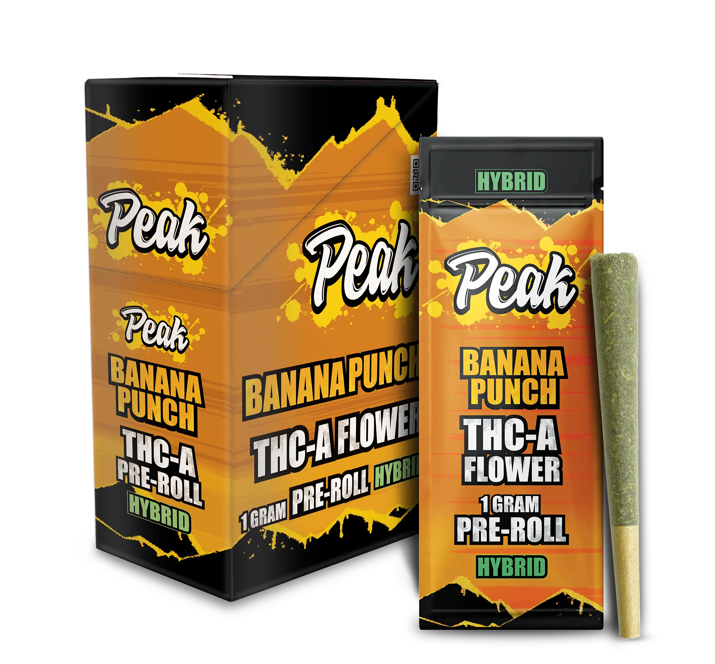 Buy Peak THCA Flower Pre-rolls 1CT x10 Banana Punch Wholesale AH DIST