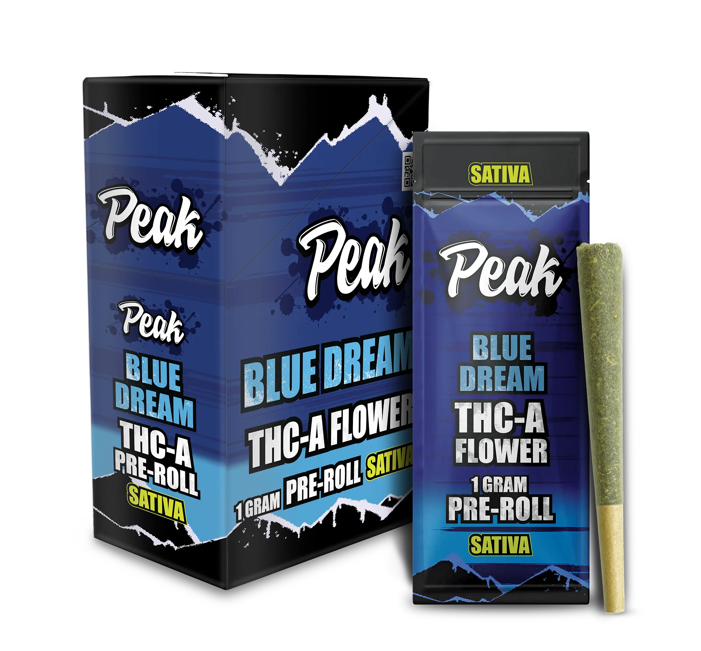 Buy Peak THCA Flower Pre-rolls 1CT x10 Blue Dream Wholesale AH DIST