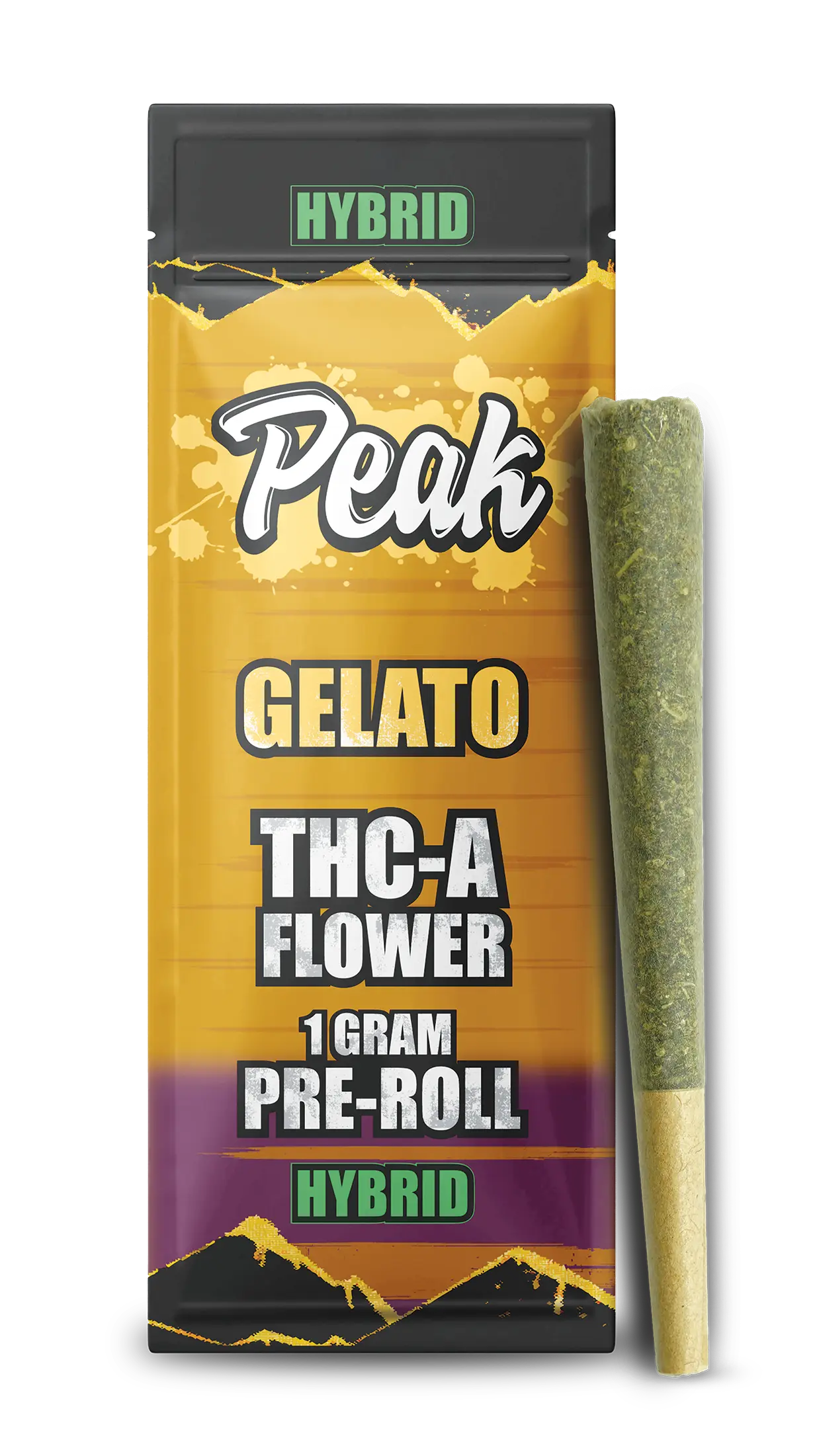 Buy Peak THCA Flower Pre-rolls 1CT x10 Gelato Hybrid Wholesale AH DIST