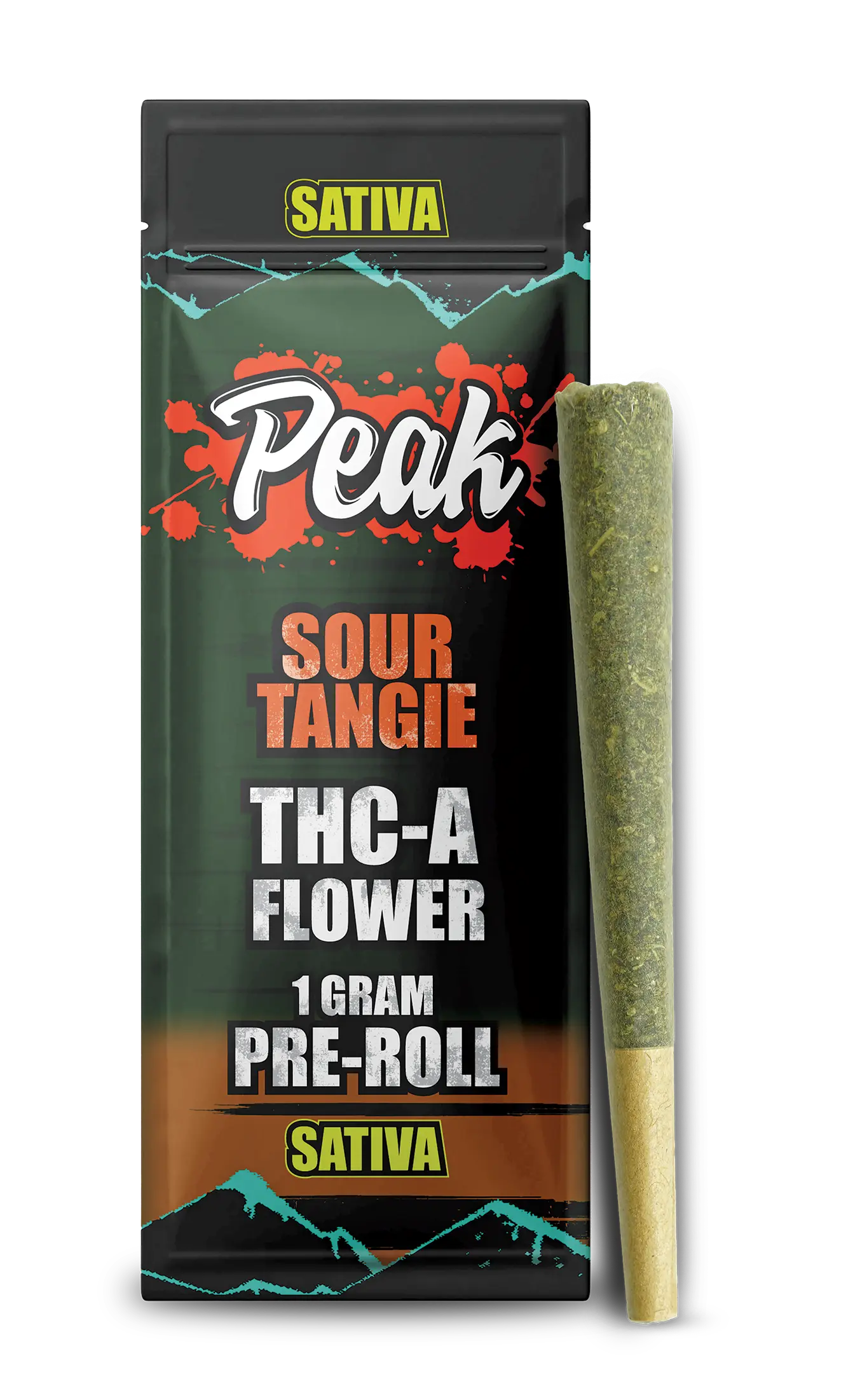 Buy Peak THCA Flower Pre-rolls 1CT x10 Sour Tangie Wholesale AH DIST