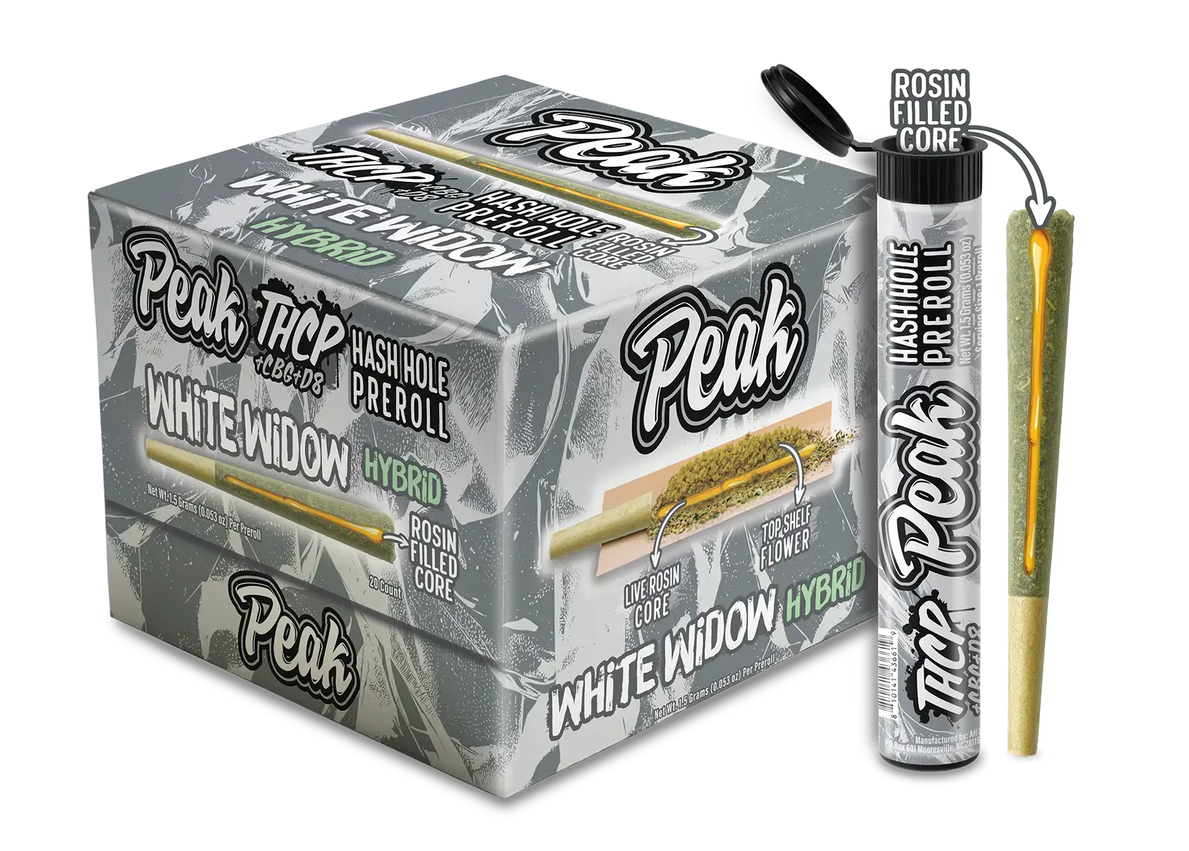 Buy Peak THCP Hash Holes - 1.5g - 20ct (Bulk) Wholesale AH DIST