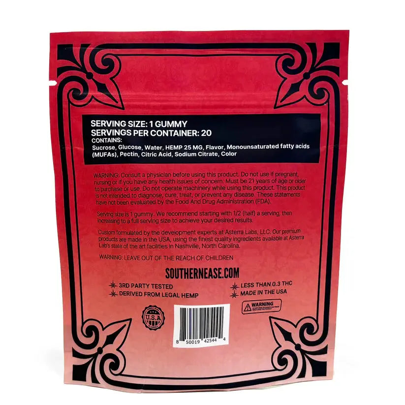 Buy Southern Ease CBD Gummies - 25mg 20ct Wholesale Southern Ease