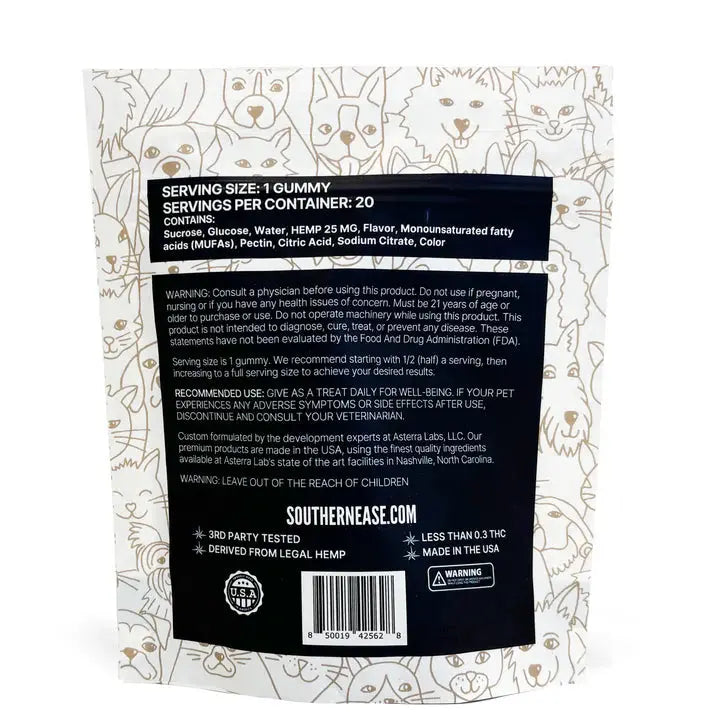Buy Southern Ease CBD Pet Gummies - Bacon (25mg) Wholesale Southern Ease