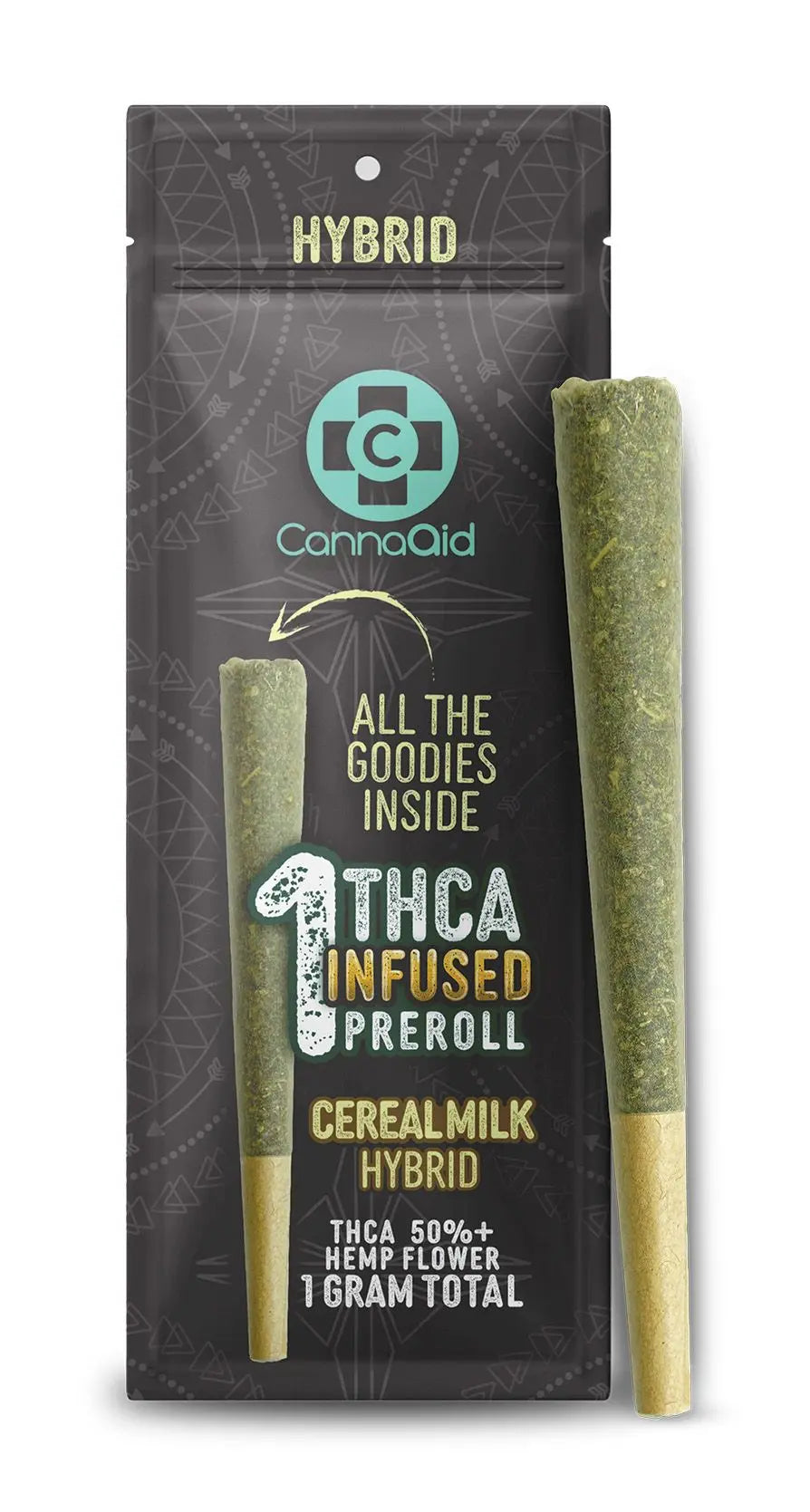 Buy THCA Infused Preroll 1 Gram 1CT x10 (Bulk) Wholesale CannaAid