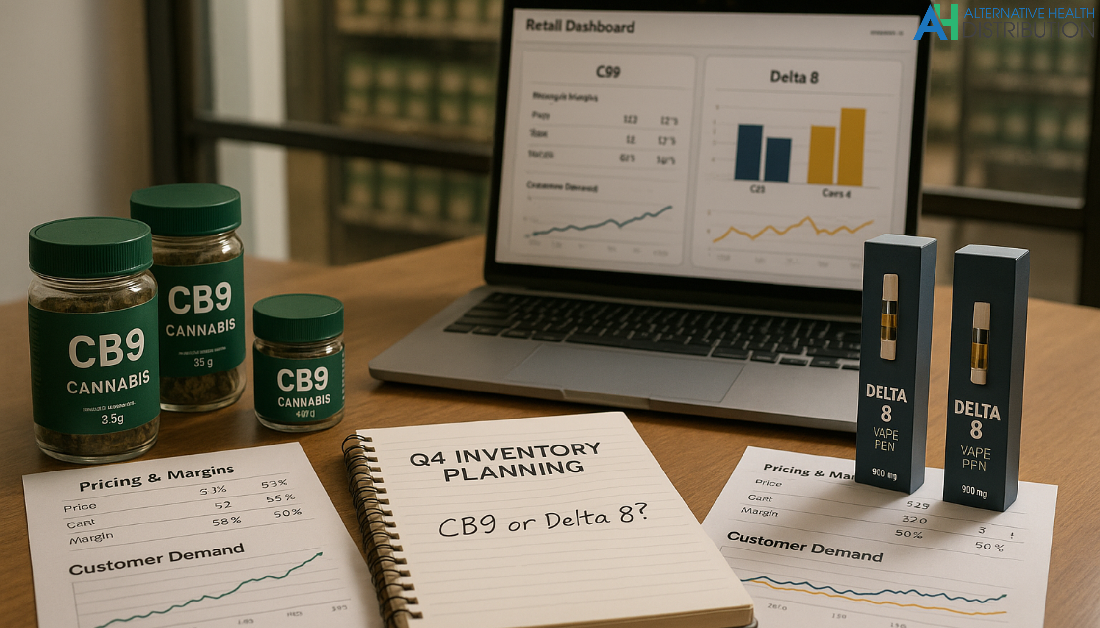 CB9 vs. Delta 8 for Retailers & Resellers: Wholesale Insights & Stocking Tips