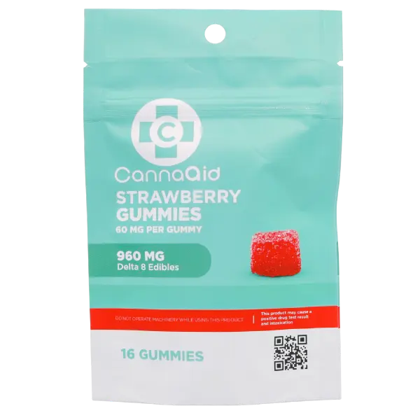 CA-D8 Gummies 60mg 16ct - Strawberry
