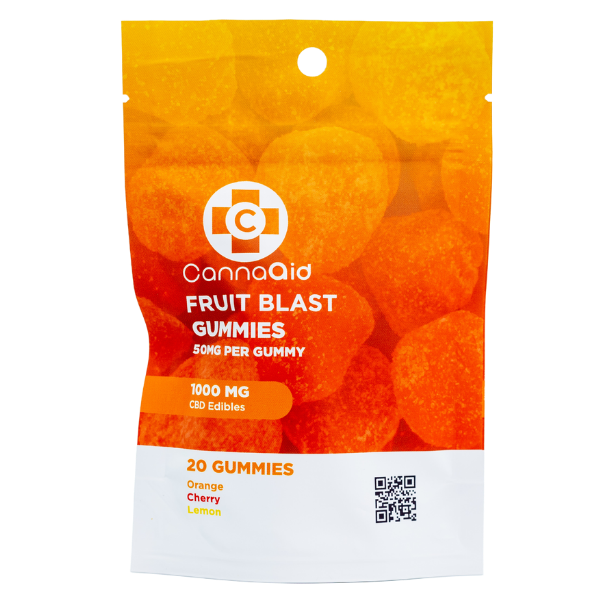 CA-CBD Gummies Fruit Blast 1000mg