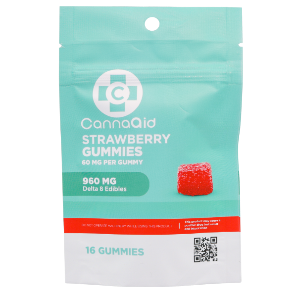 CA-D8 Gummies 60mg 16ct - Strawberry