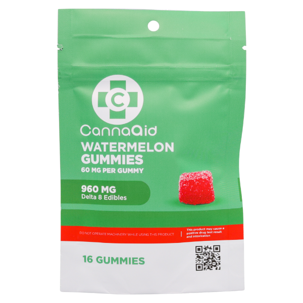 CA-D8 Gummies 60mg 16ct - Watermelon