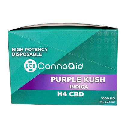 Cannaaid H4 CBD High Potency Disposable Purple Kush Indica 1 ml