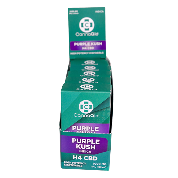 Cannaaid H4 CBD High Potency Disposable Purple Kush Indica 1 ml