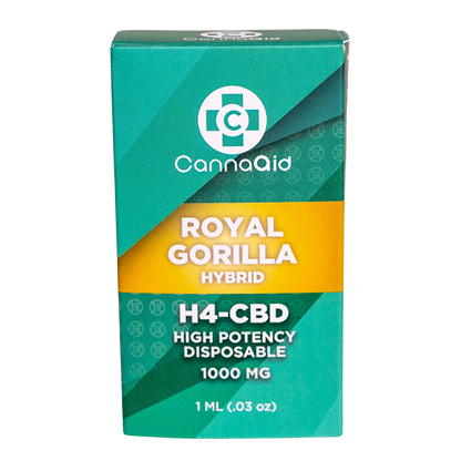 CannaAid H4-CBD Disposable Royal Gorilla Hybrid 1 ML