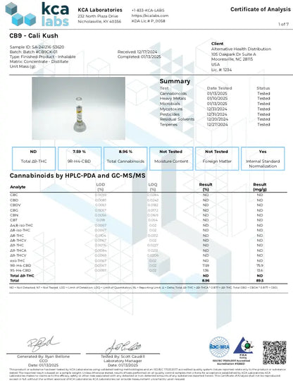 Buy CB9 1ml Disposable Wholesale CannaAid