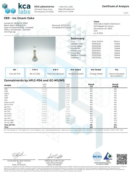 Buy CB9 1ml Disposable Wholesale CannaAid