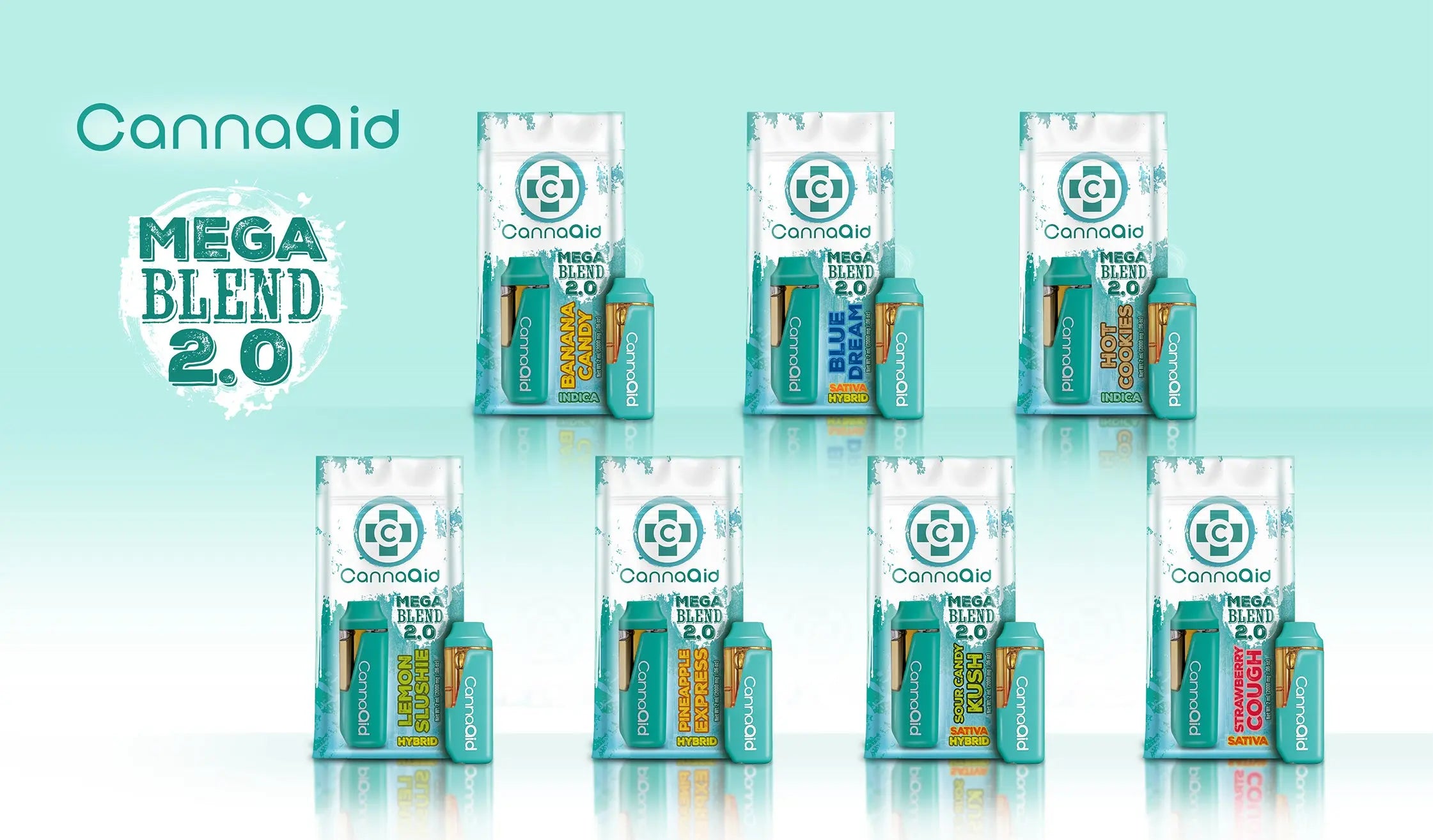 Buy Florida Compliant - Mega Blend 2.0 D8+D9+THCV+THCP Wholesale AH DIST