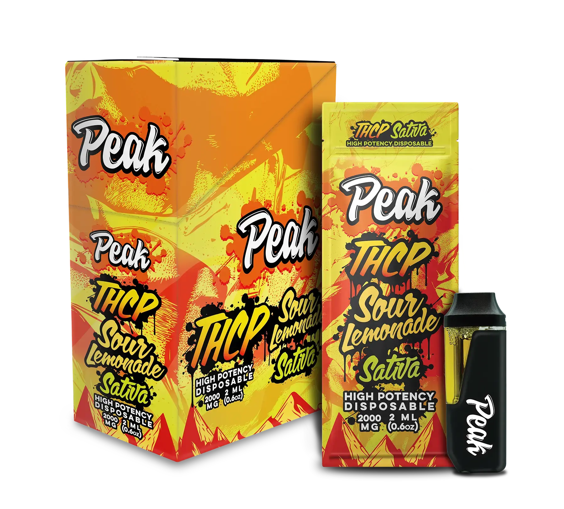Florida Compliant - Peak THCP 2ml Disposable - AH DIST Florida Compliant - Peak THCP 2ml Disposable - AH DIST