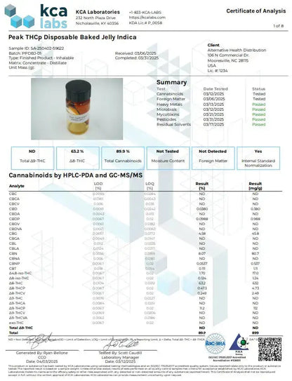 Buy Peak THCP High potency Disposable (Bulk) Wholesale AH DIST
