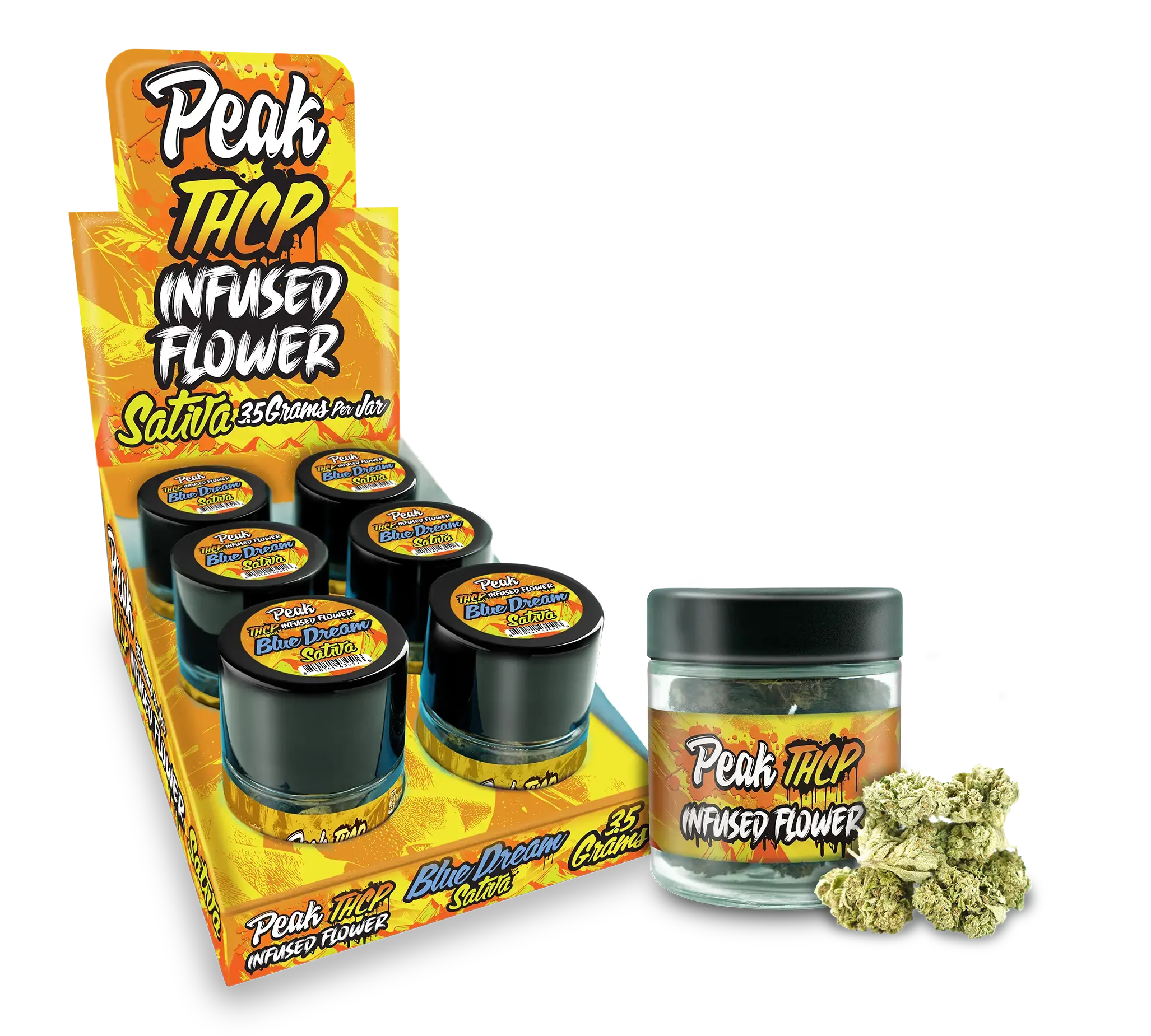 Buy Peak THCP Infused Flower 3.5 Gram (Bulk) Wholesale AH DIST