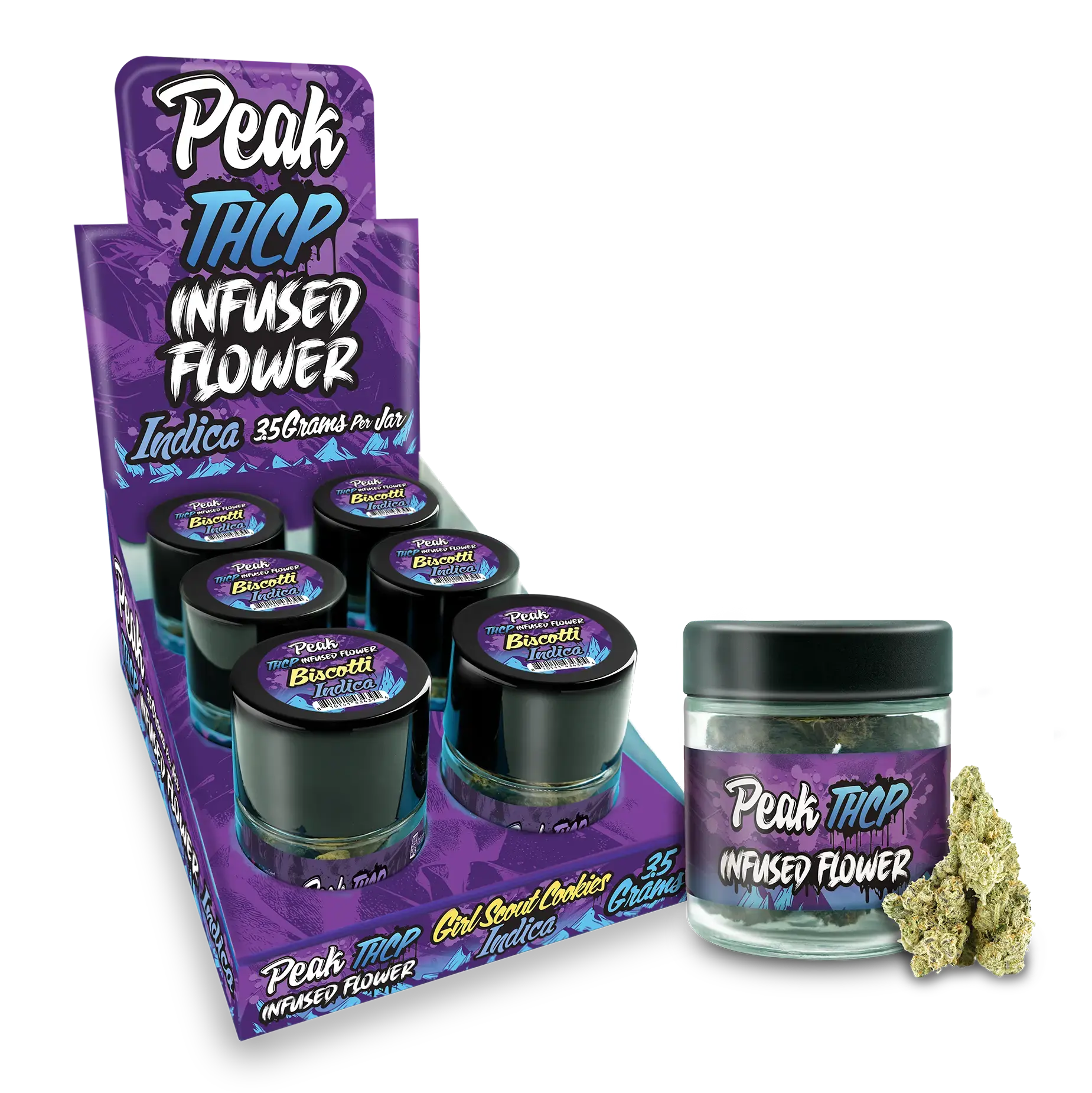 Buy Peak THCP Infused Flower 3.5 Gram (Bulk) Wholesale AH DIST