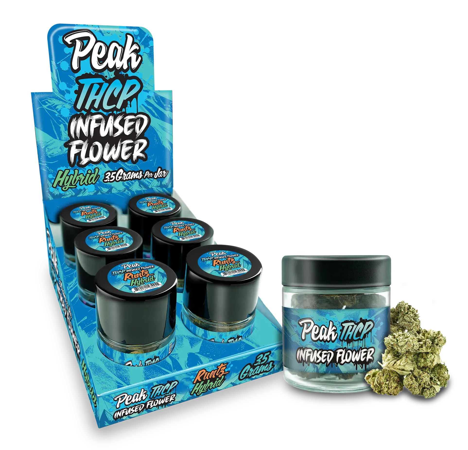 Buy Peak THCP Infused Flower 3.5 Gram (Bulk) Wholesale AH DIST