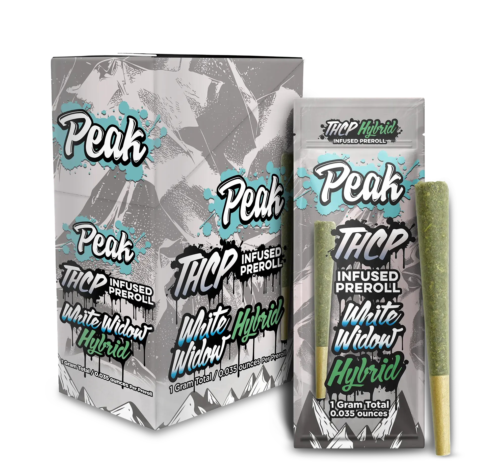 Buy THCP Infused Hybrid White Widow Pre-roll x10 Wholesale AH DIST