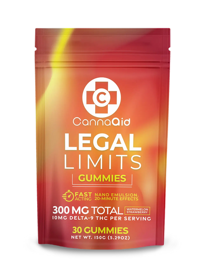 Buy Legal Limits Delta 9 THC Gummies Wholesale CannaAid